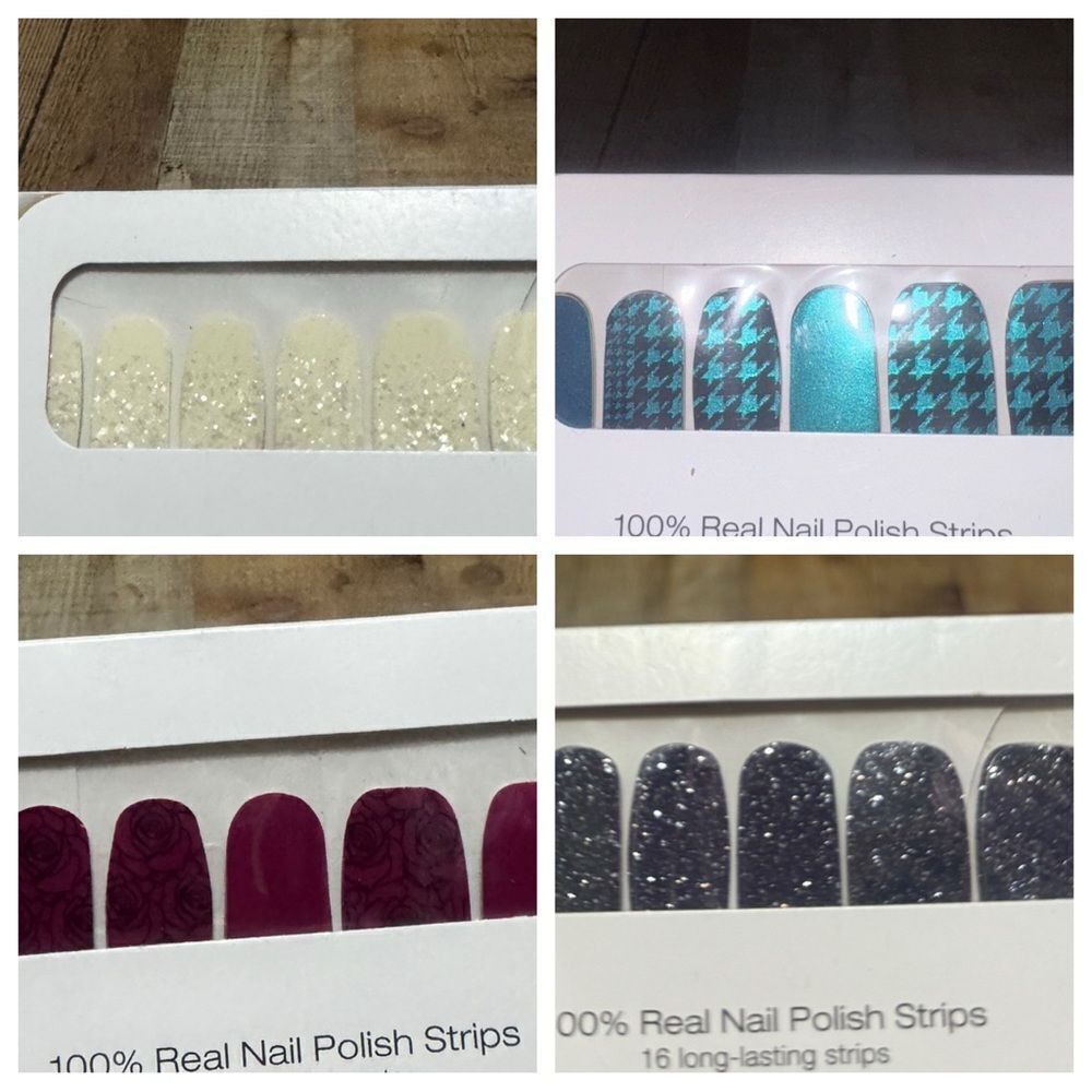 Color Street Nail Polish Strips 4 Pack Bundle  - Brand New.